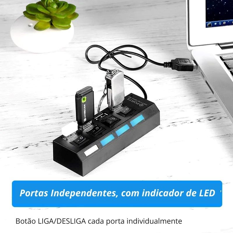 hub usb c, hub usb tipo c, usb hub 2.0, hubusbc, hub 4 portas usb, hub usb